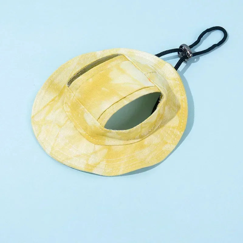 Pet Sun Hat with Ear Holes