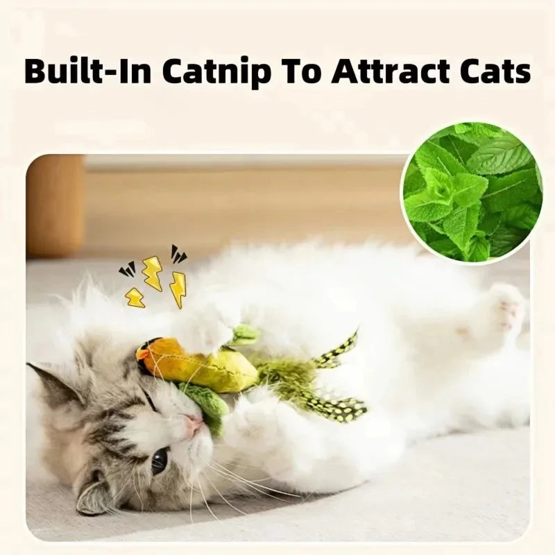 Sound Bird Elastic Rope Cat Toy