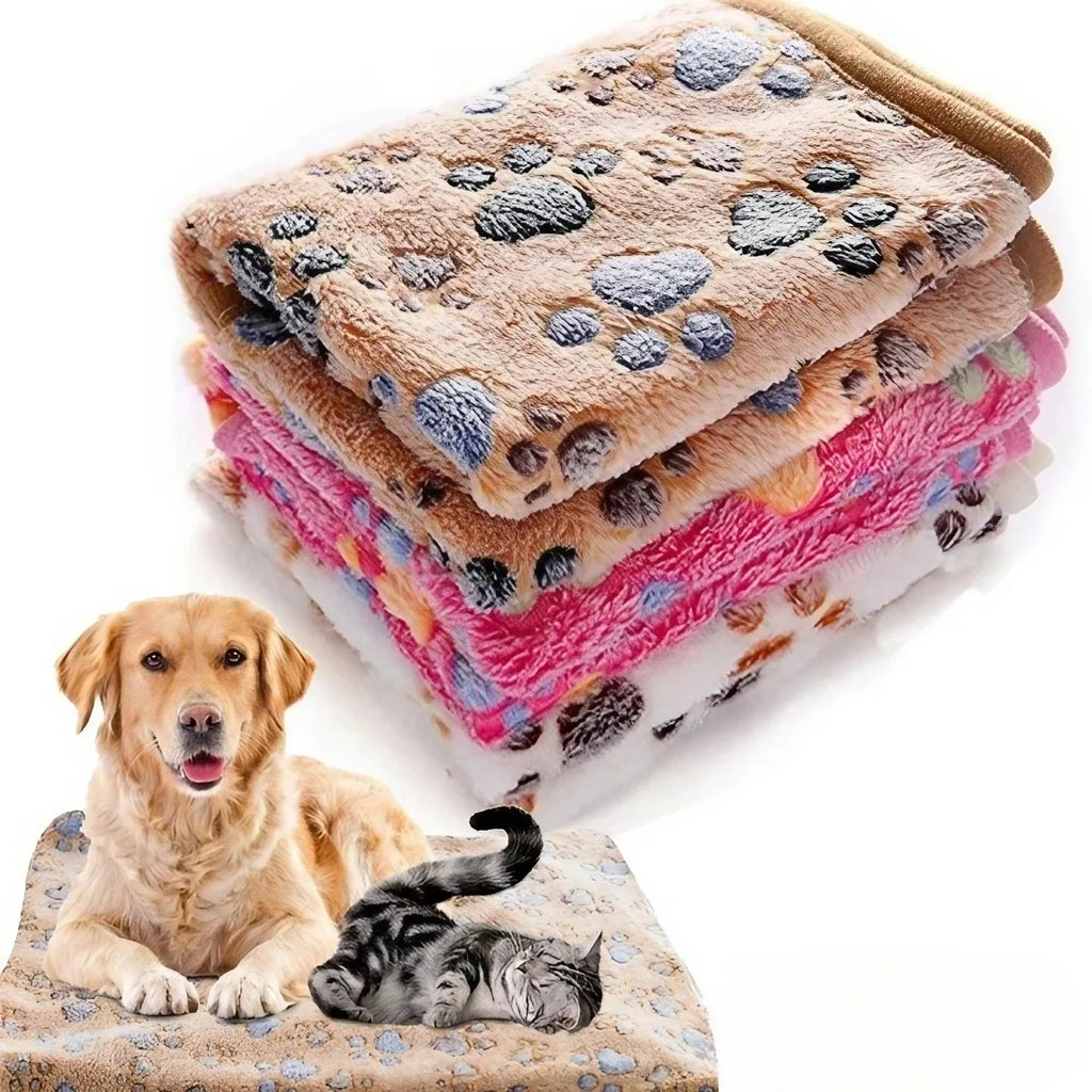 Soft Cartoon Pet Blanket