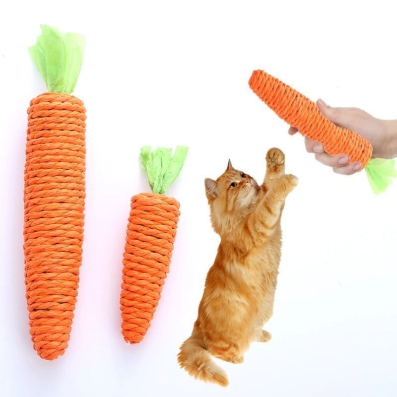 Cat Radish Chew & Teaser Toy for Teeth Grinding
