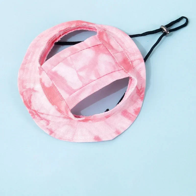 Pet Sun Hat with Ear Holes