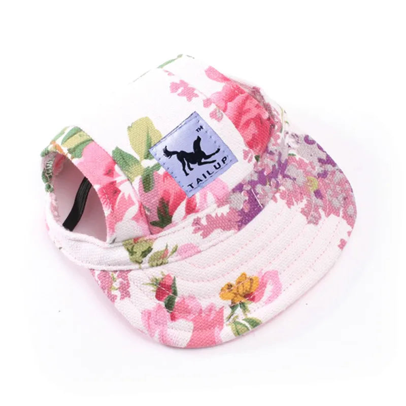 Dog Baseball Cap with Ear Holes
