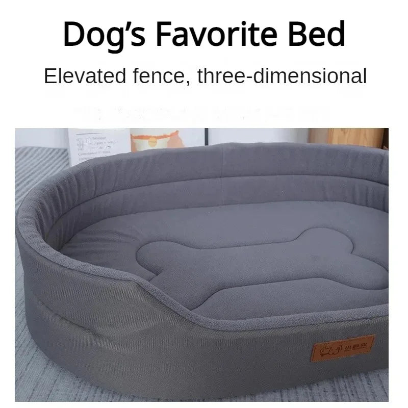 Fluffy Winter Pet Sofa Bed