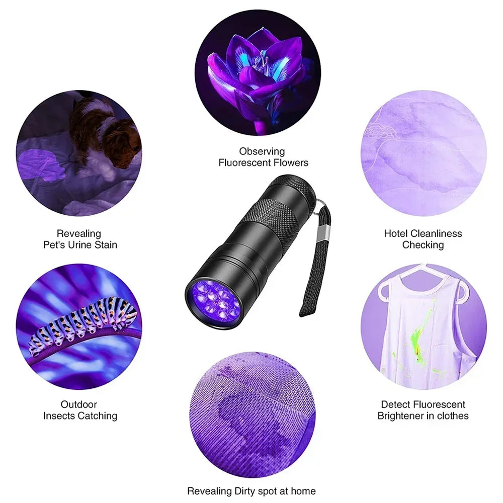 UV Blacklight Pet Stain Detector
