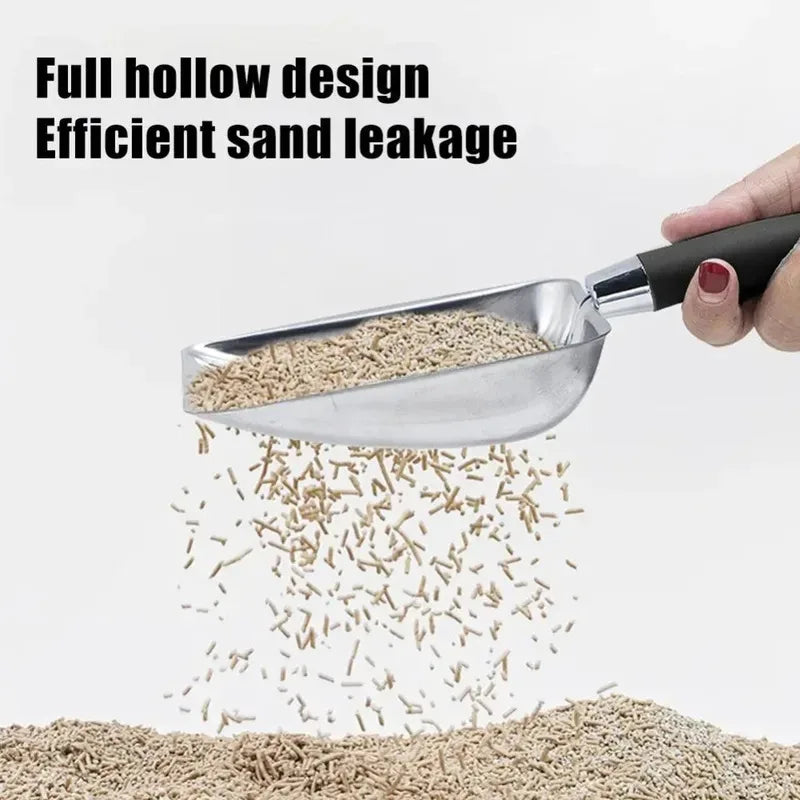 Long Handle Metal Cat Litter Scoop