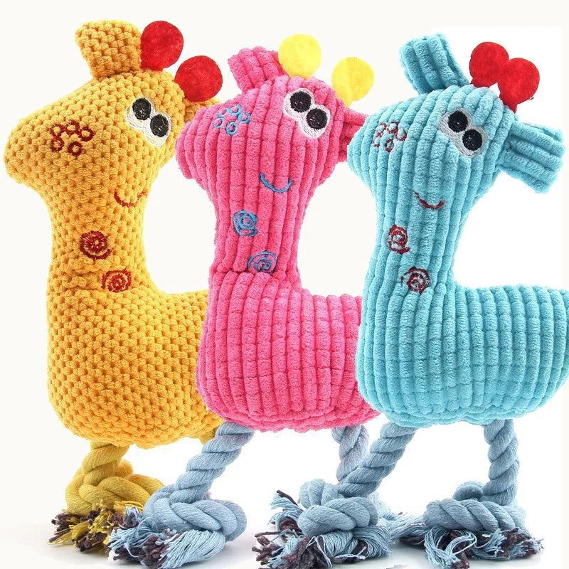 Fleece Squeaky Plush Pet Toy