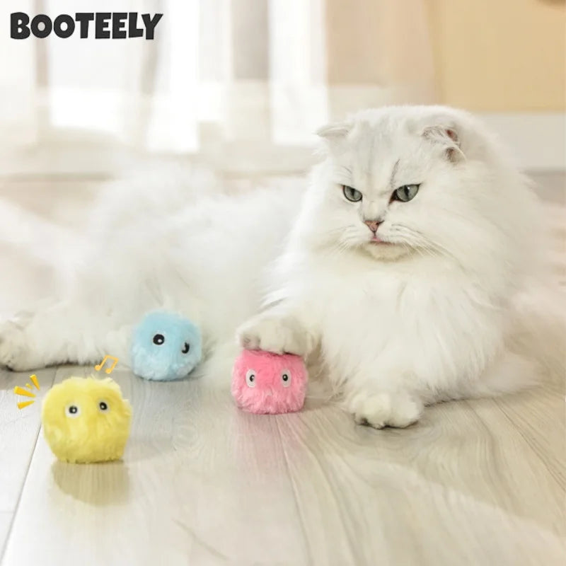 Electric Catnip Plush Ball Toy