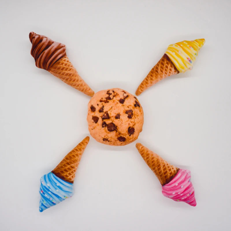 Funny Squeaky Dog Toy (Food Series)