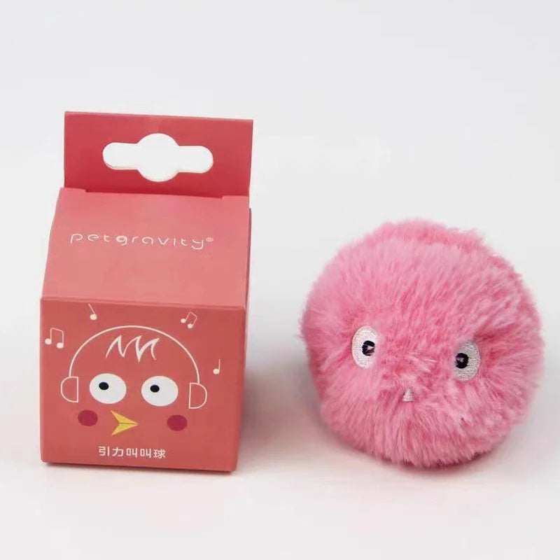 Electric Catnip Plush Ball Toy