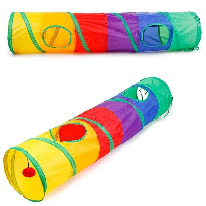 Foldable Cat Tunnel Tube | Interactive Play Toy for Cats & Kittens