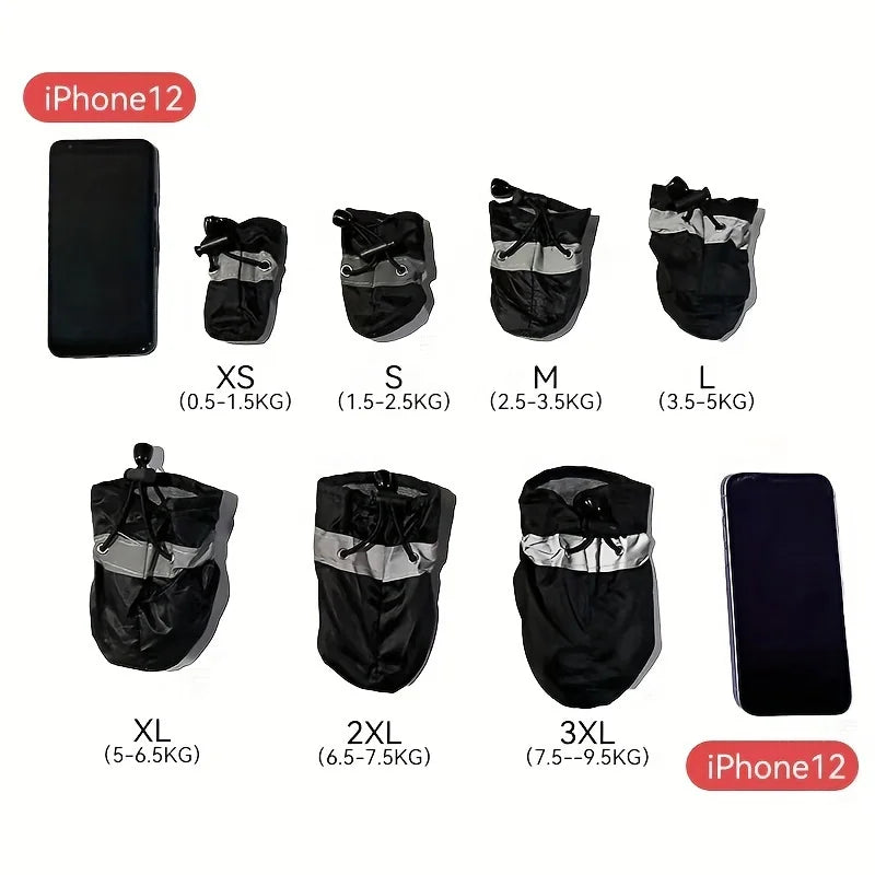 Waterproof Dog Rain Boots (4pcs)