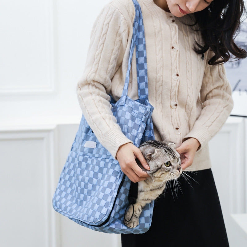 Portable Pet Shoulder Bag for Cats & Small Dogs