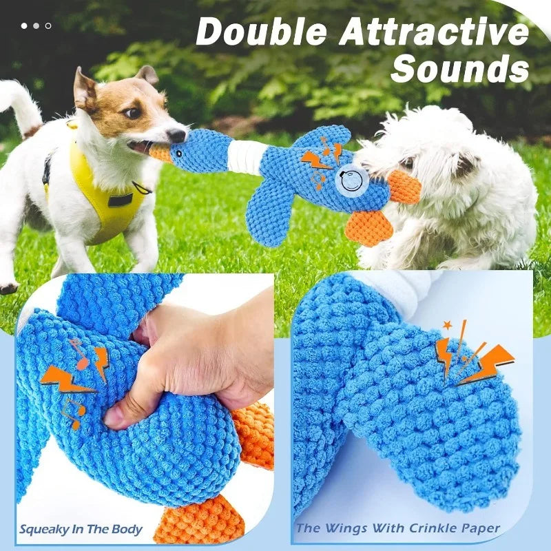 Aggressive Chewer Plush Squeaky Pet Toy