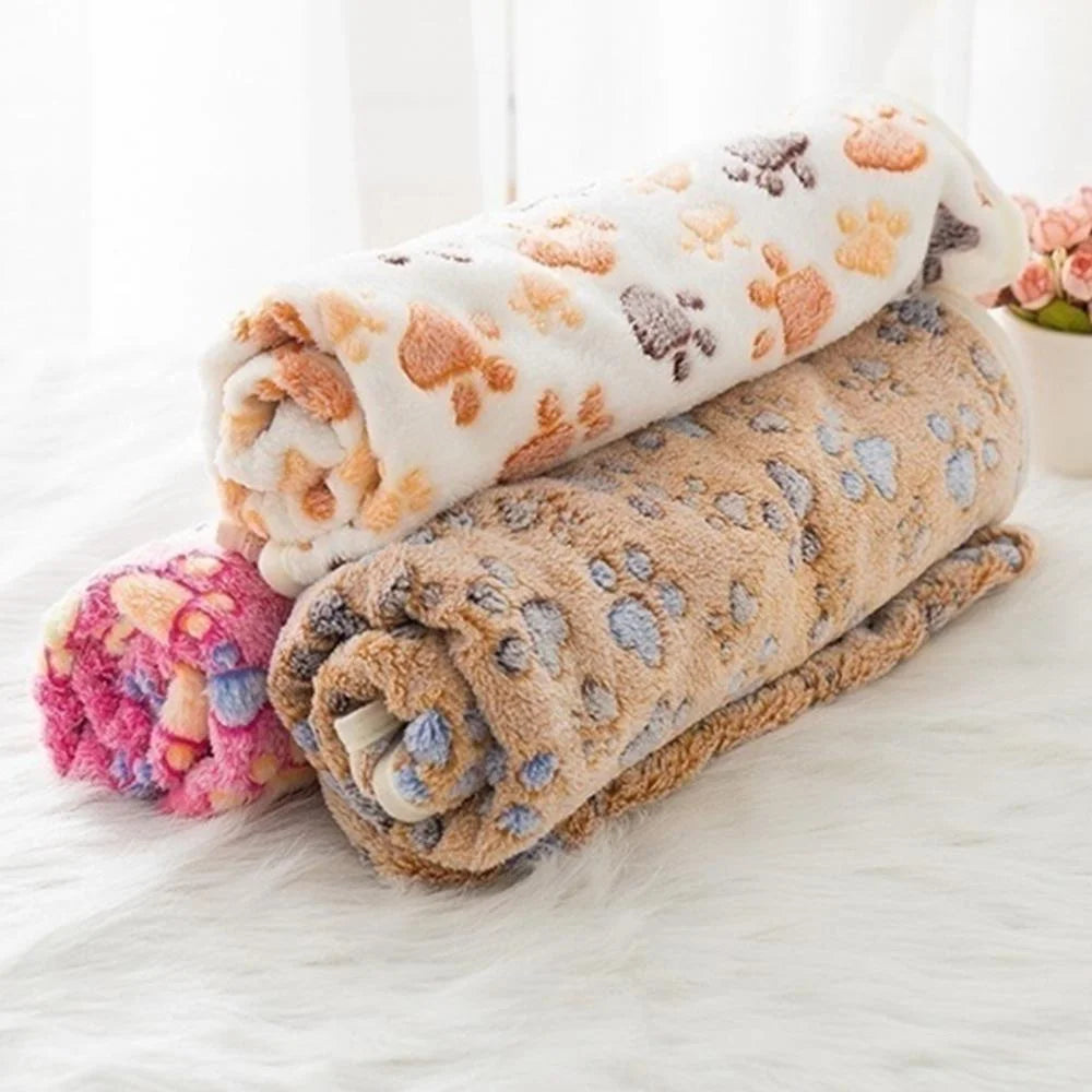 Soft Cartoon Pet Blanket