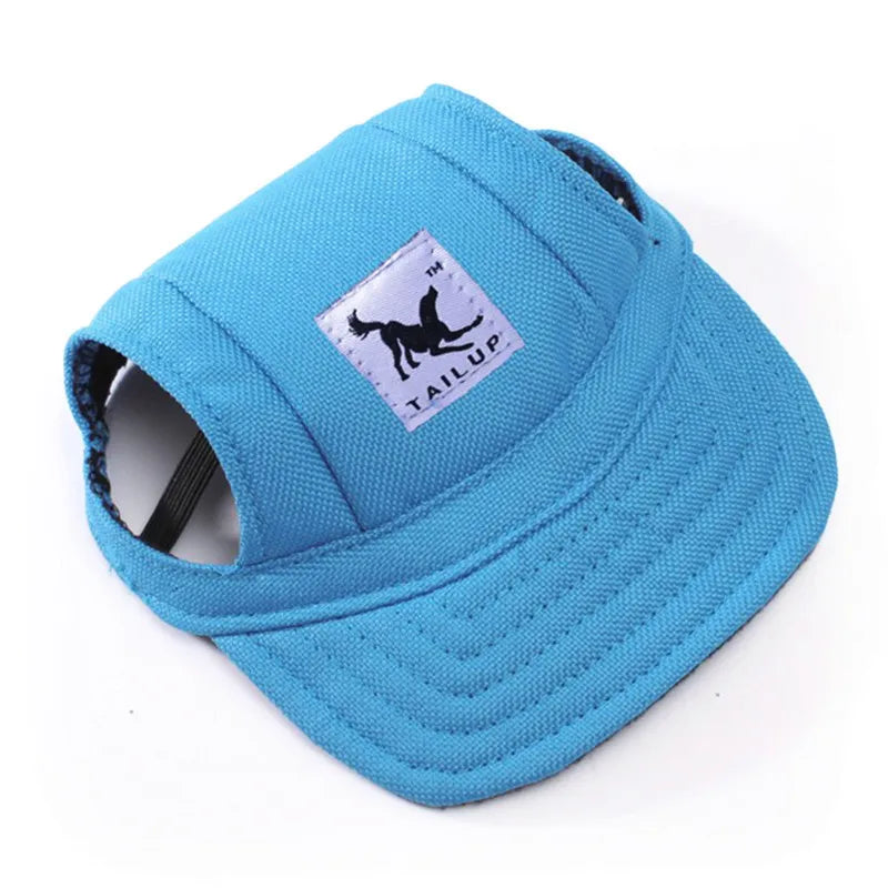 Dog Baseball Cap with Ear Holes