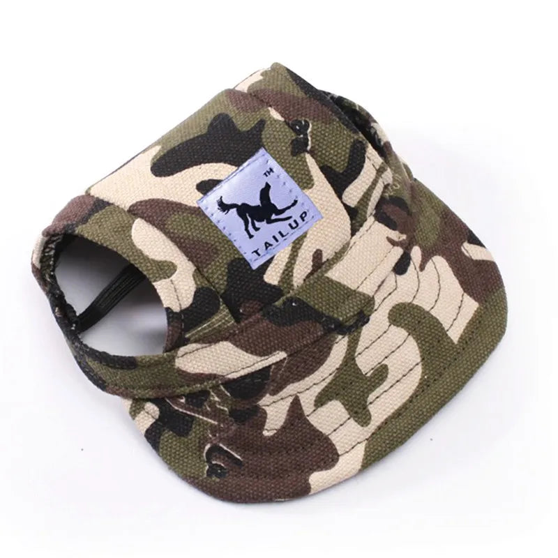 Dog Baseball Cap with Ear Holes