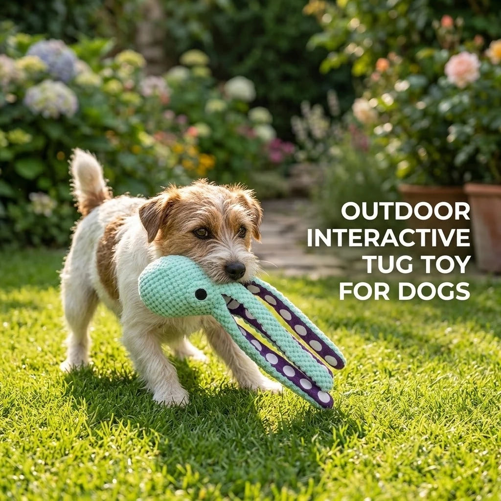 Squeaky Plush Dog Chew Toy