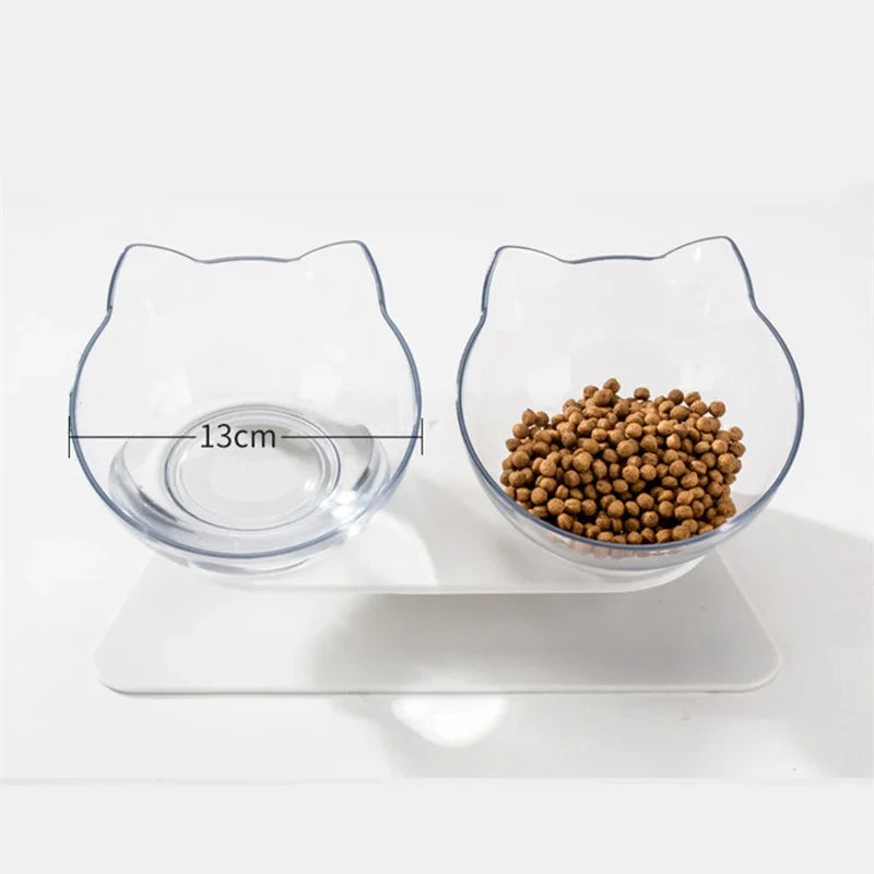 Non-Slip Elevated Double Pet Bowl