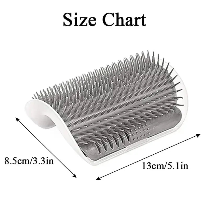 Cat Corner Scratcher with Catnip Comb