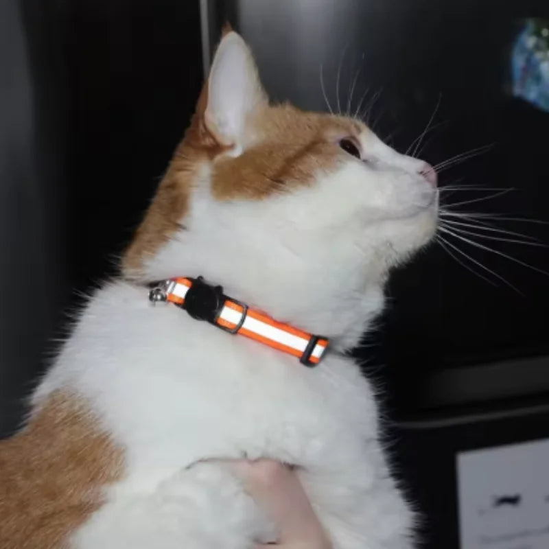 Reflective Breakaway Cat Collar with Bell