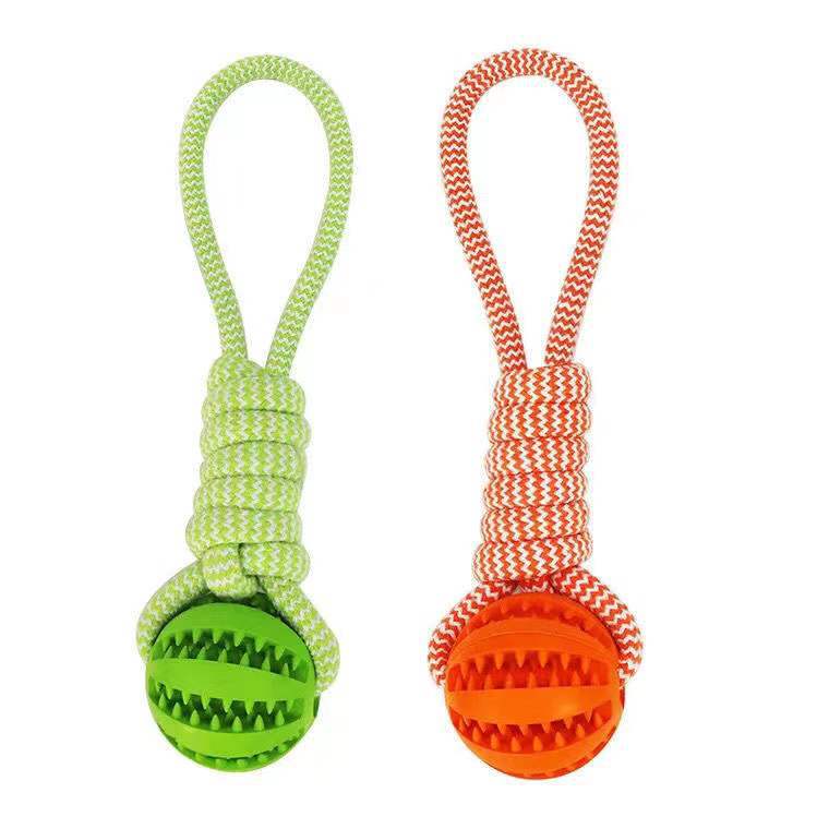Interactive Dog Treat Dispensing Ball Toy