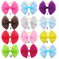 Lace Dog Hair Bows with Rubber Bands (40pcs)