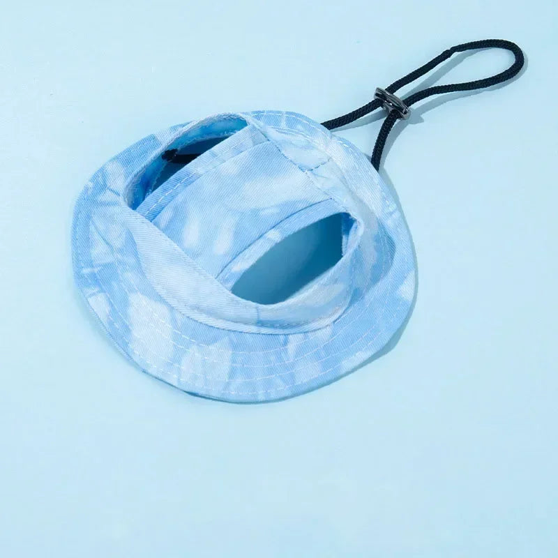 Pet Sun Hat with Ear Holes