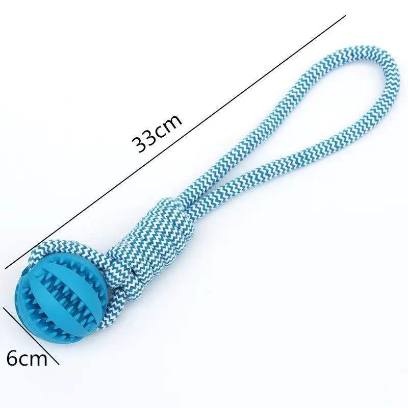 Interactive Dog Treat Dispensing Ball Toy