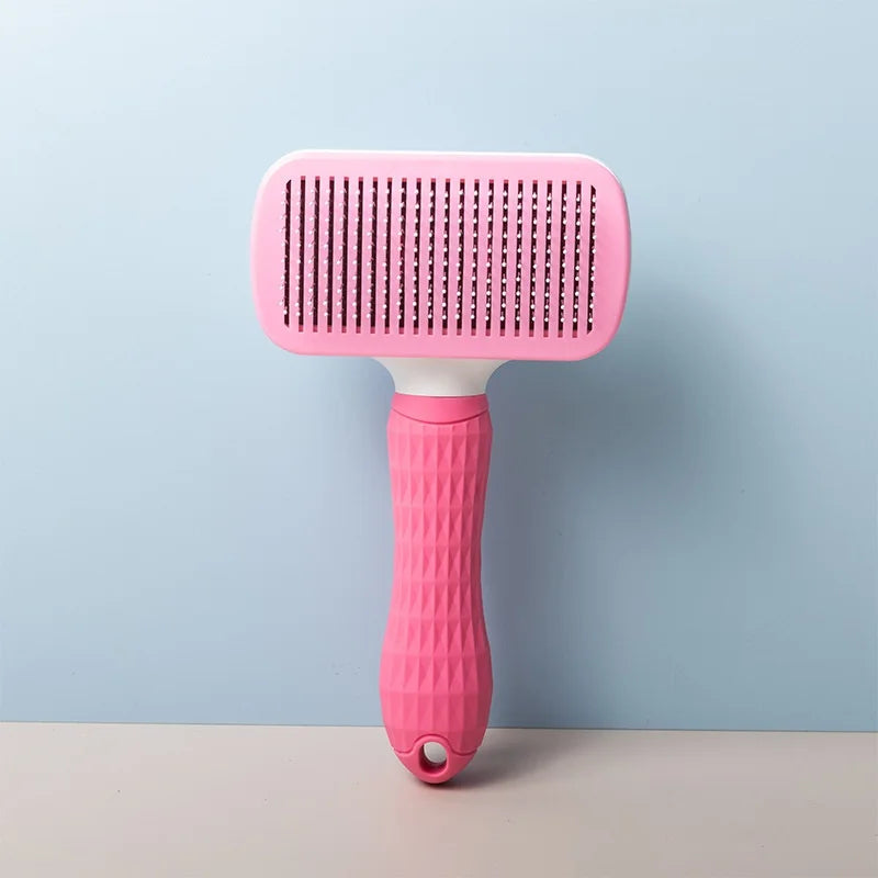 Self-Cleaning Pet Grooming Comb