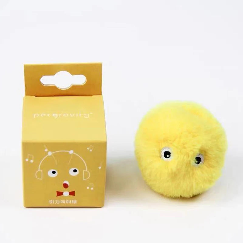 Electric Catnip Plush Ball Toy