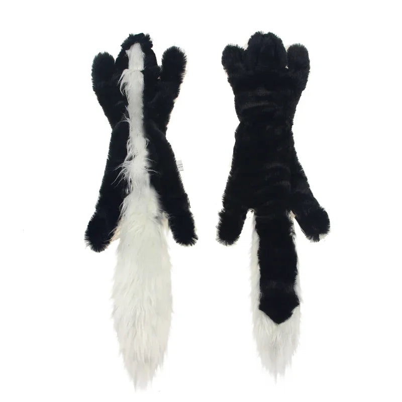 Crinkle Squeaky Plush Dog Toy