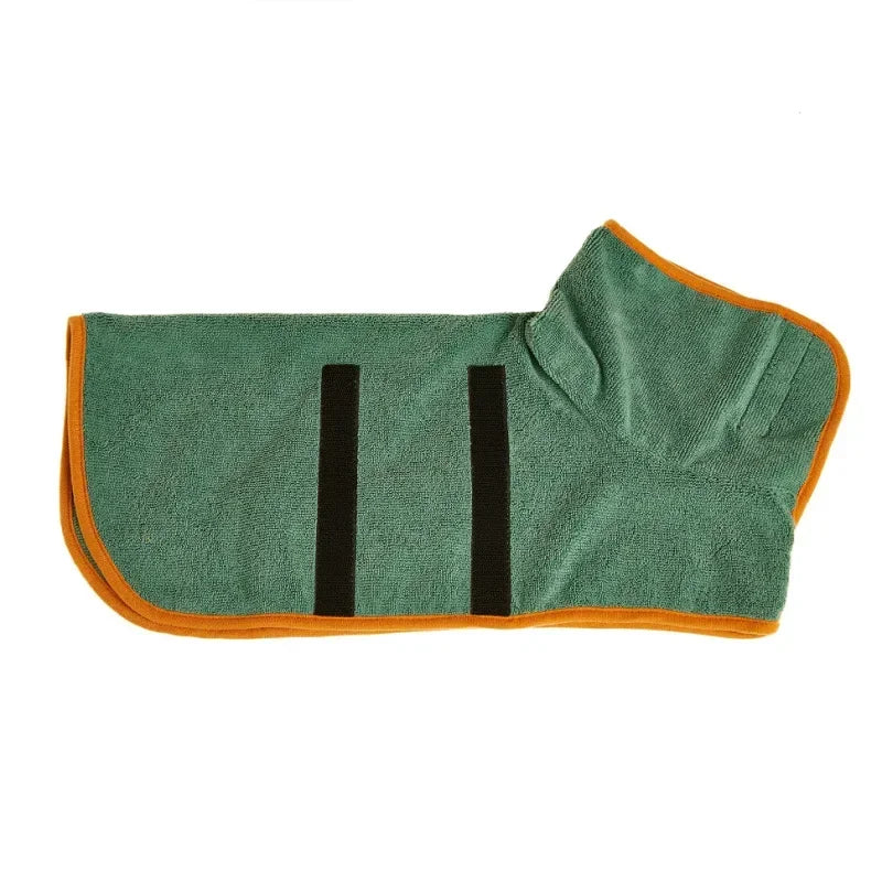 Quick-Dry Absorbent Dog Bathrobe