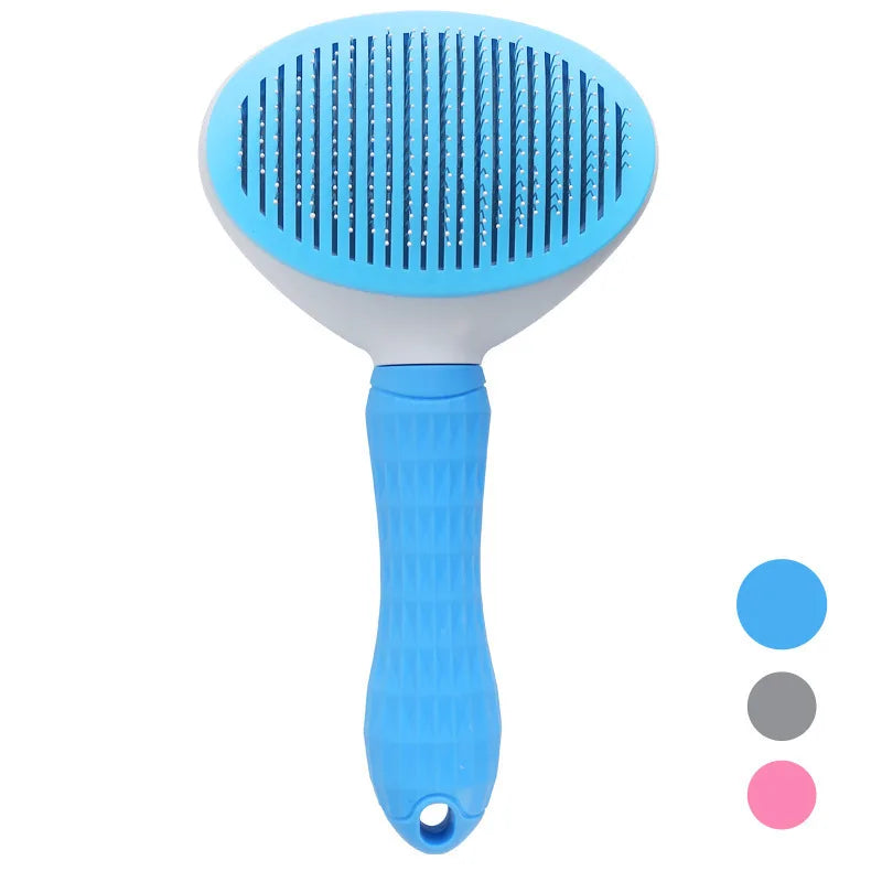 Self-Cleaning Pet Grooming Comb