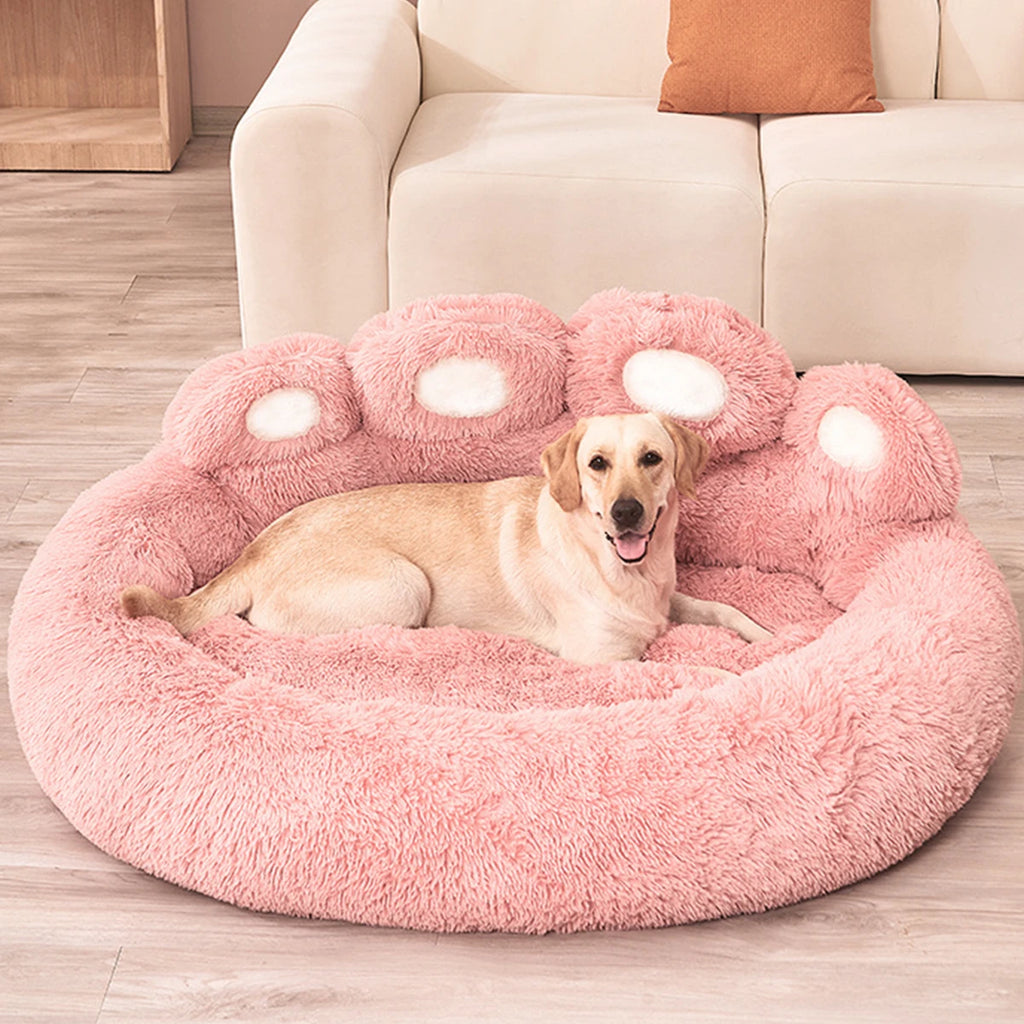 Fluffy Plush Dog & Cat Sofa Bed