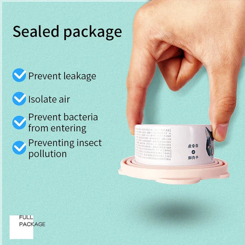 2-in-1 Silicone Pet Can Lid & Spoon
