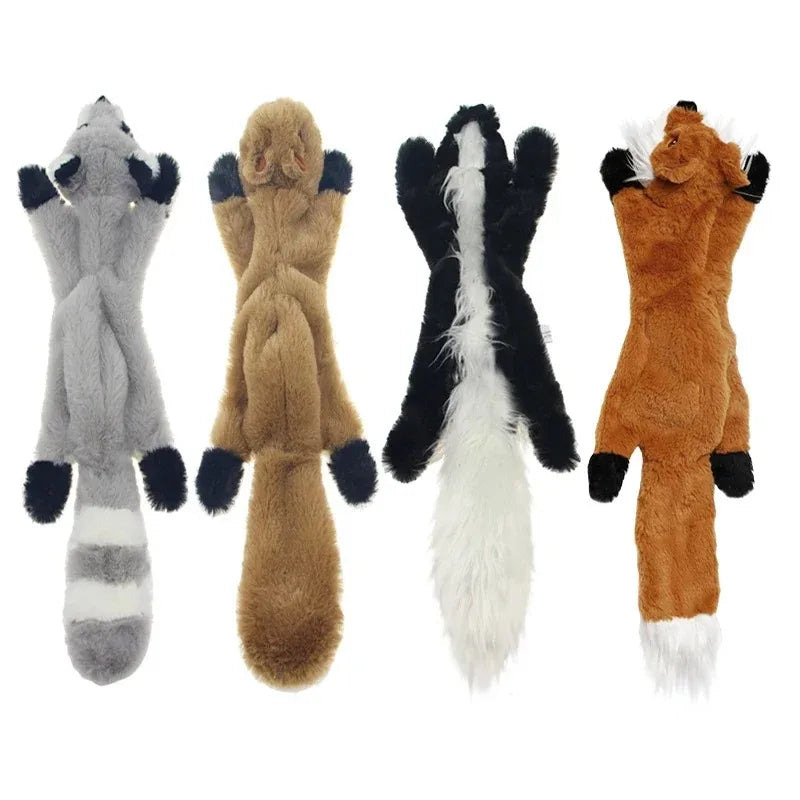 Crinkle Squeaky Plush Dog Toy