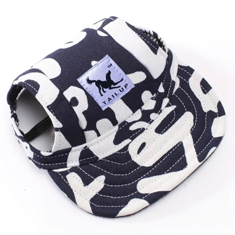 Dog Baseball Cap with Ear Holes