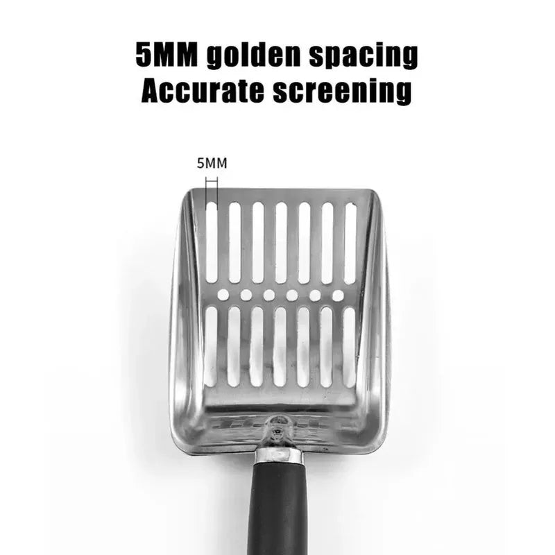Long Handle Metal Cat Litter Scoop