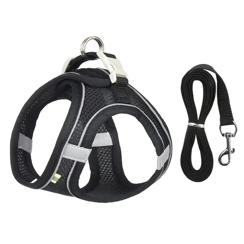 Breathable Small Dog Safety Harness Vest