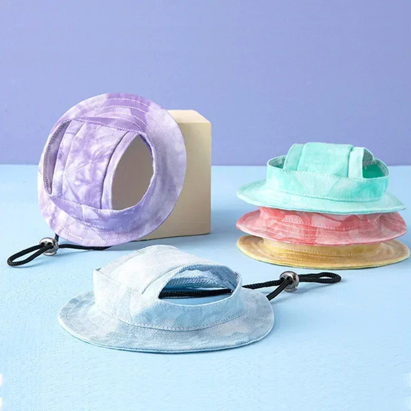 Pet Sun Hat with Ear Holes