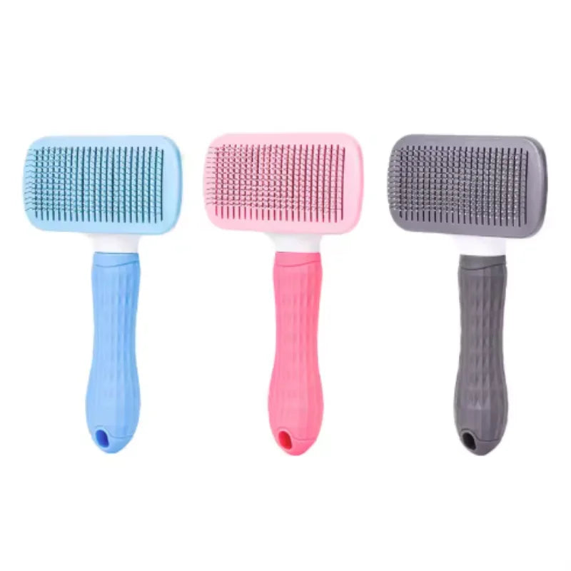 Self-Cleaning Pet Grooming Comb