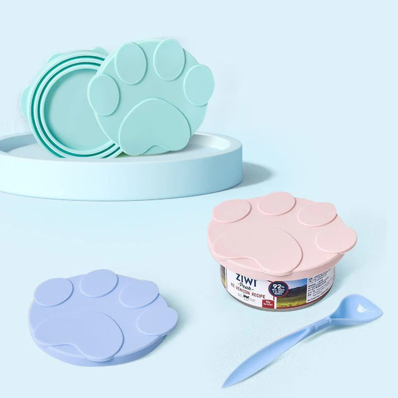 2-in-1 Silicone Pet Can Lid & Spoon