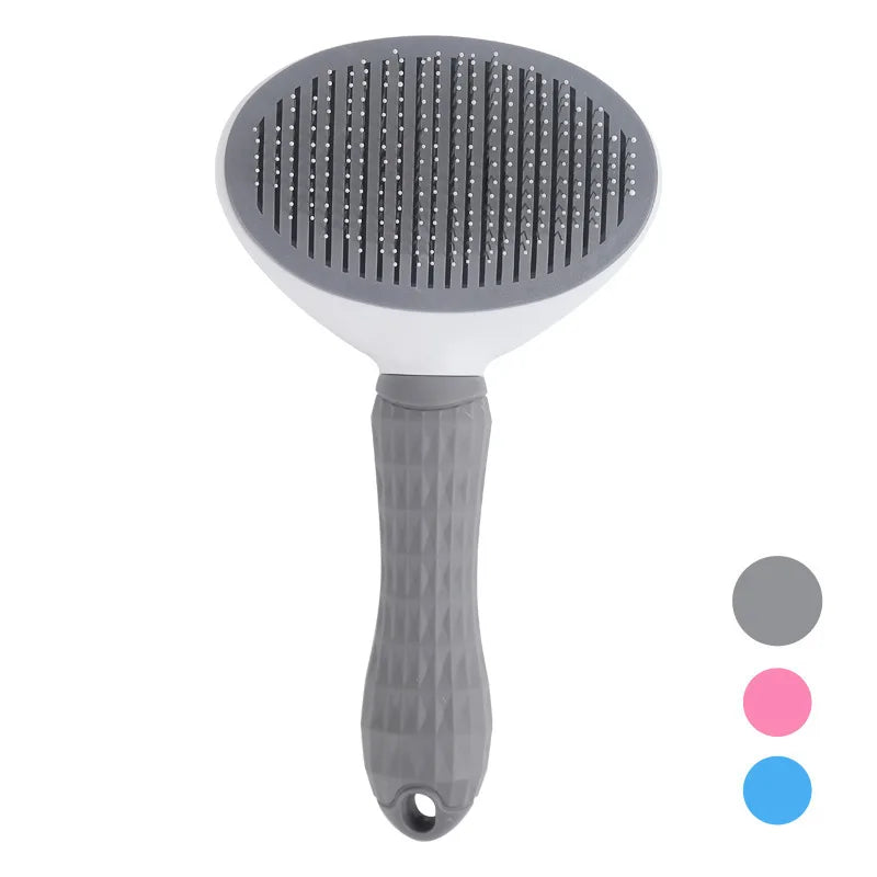 Self-Cleaning Pet Grooming Comb