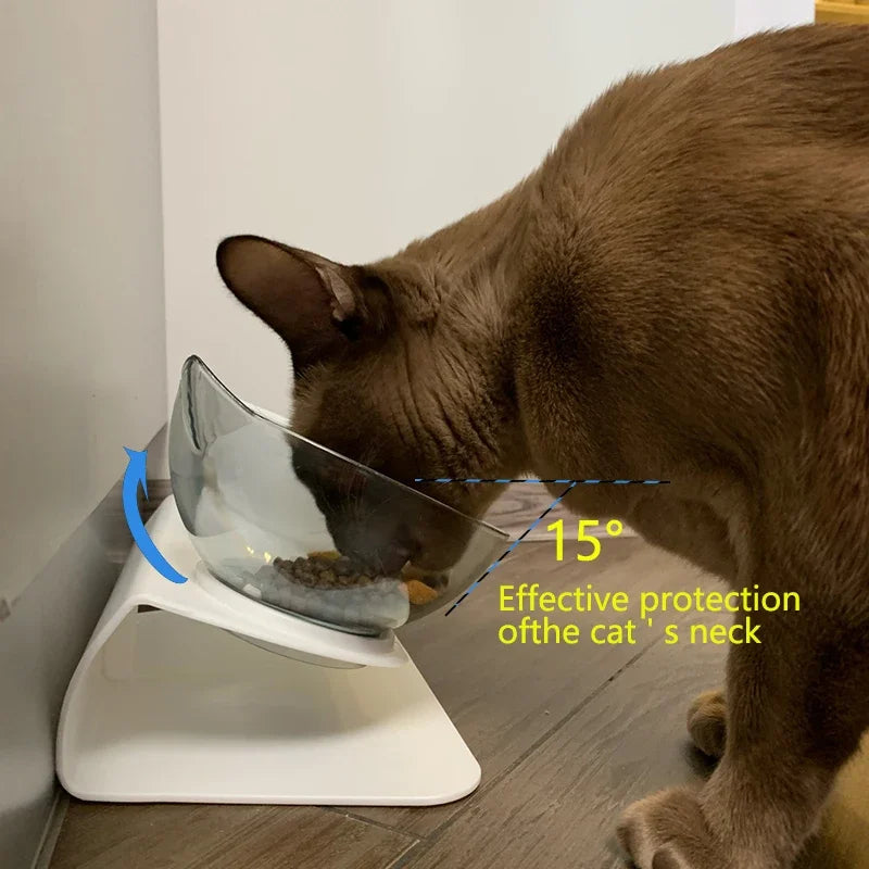 Non-Slip Elevated Double Pet Bowl