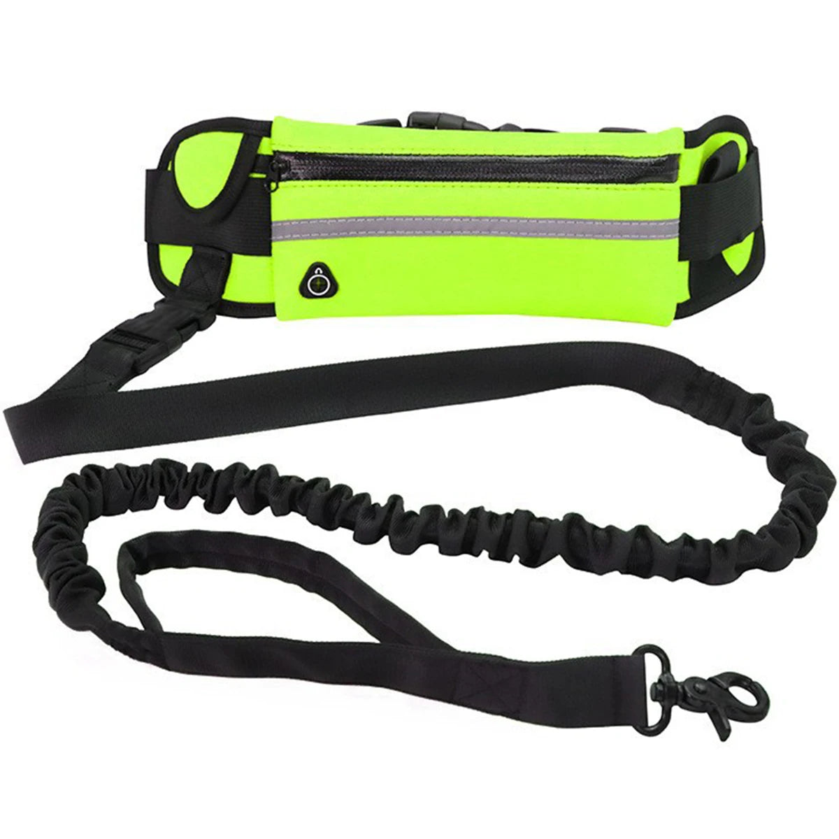 Hands-Free Running Dog Leash with Waist Bag