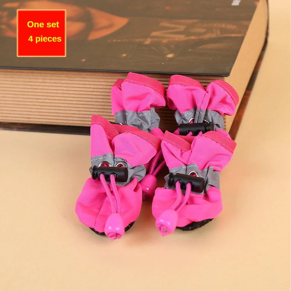 Waterproof Dog Rain Boots (4pcs)