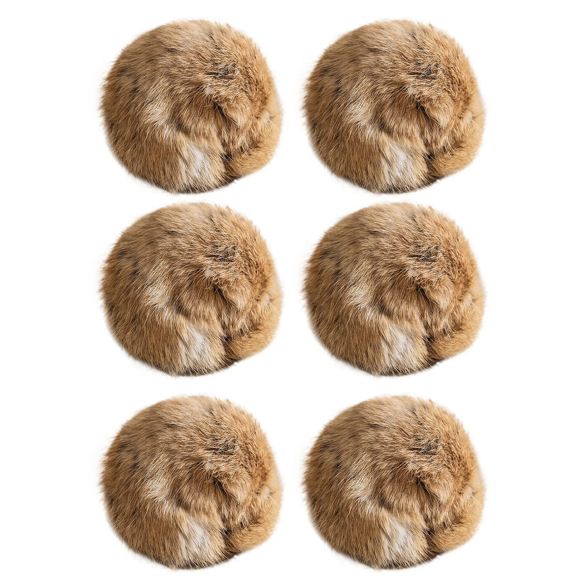 Rabbit Fur Catnip Ball Toy