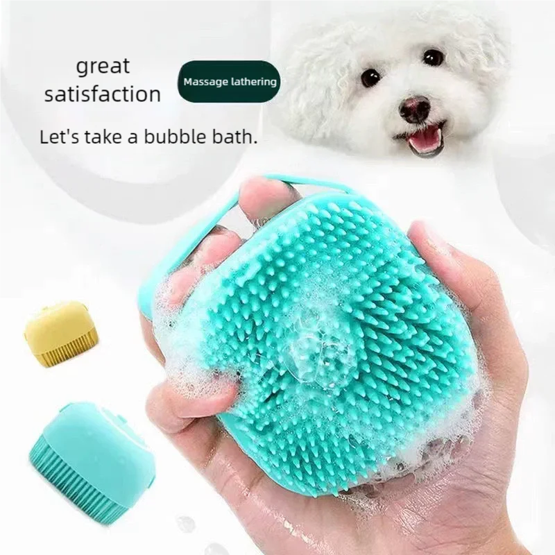 Silicone Pet Bathing & Massage Brush