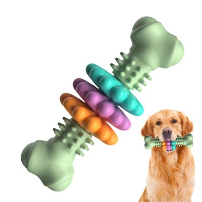 Dog Bone Chew Toy for Teeth Cleaning & Anxiety Relief