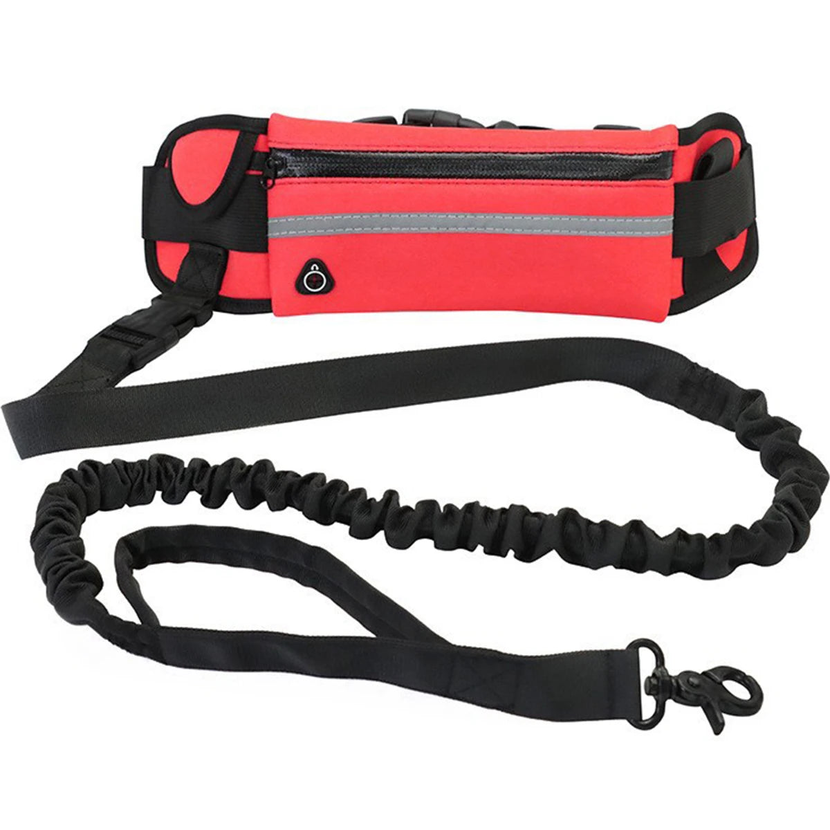 Hands-Free Running Dog Leash with Waist Bag